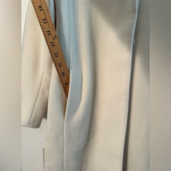 MARVIN RICHARDS 6P Wool Cashmere Dress Coat Italian Fabric Mandarin Collar LUXE - Picture 11 of 14